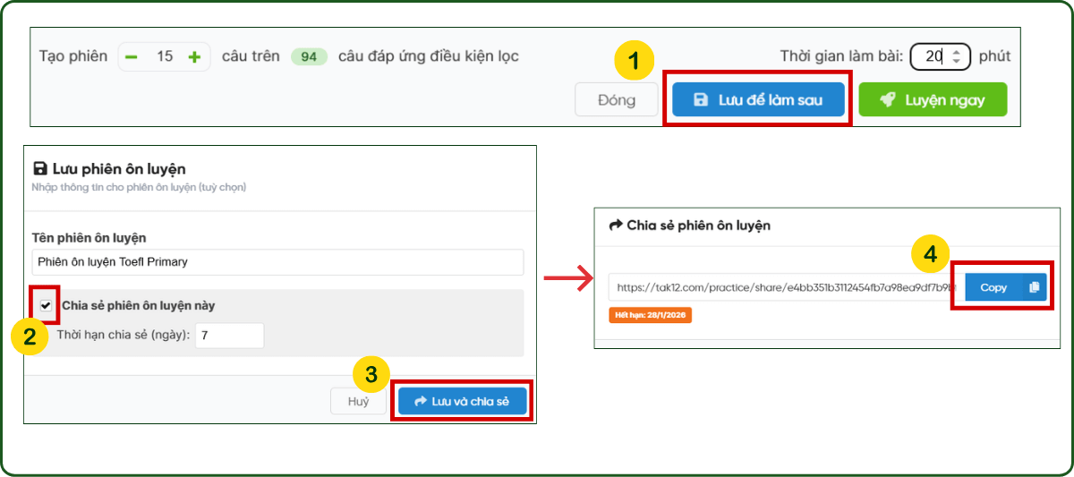 chia sẻ phiên